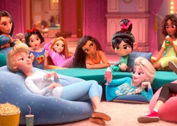 WiFi Ralph ganha nova imagem com princesas da Disney em festinha