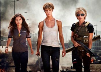 Liberada foto de Terminator com Mackenzie Davis, Linda Hamilton e Natalia Reyes