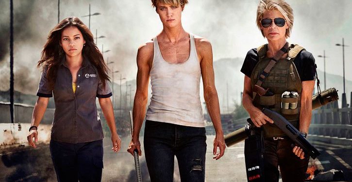 Liberada foto de Terminator com Mackenzie Davis, Linda Hamilton e Natalia Reyes