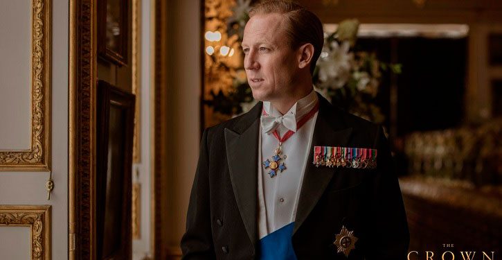 The Crown: veja primeira imagem de Tobias Menzies como príncipe Philip