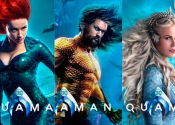 Aquaman ganha novos pôsteres com destaque para personagens