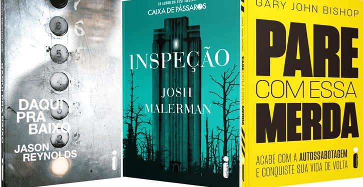 foto dos livros da intrinseca