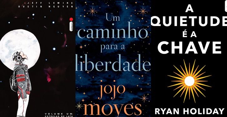 foto dos livros da intrinseca