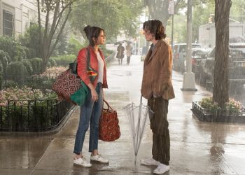 foto do filme um dia de chuva em nova york