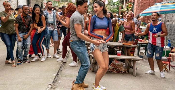 foto do filme em um bairro de nova york