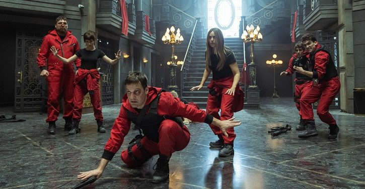 foto da série La Casa de Papel