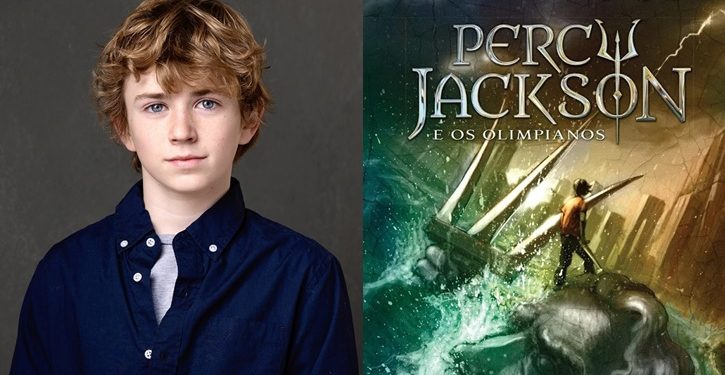 foto do ator da série Percy Jackson
