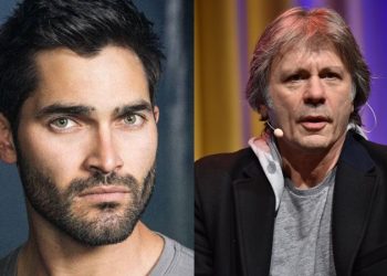 Tyler Hoechlin e Bruce Dickinson CCXP23