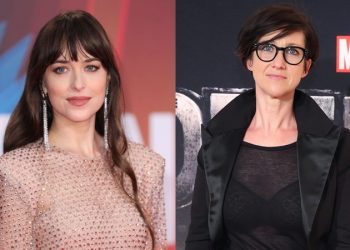 foto de Dakota Johnson e SJ Clarkson de Madame Teia