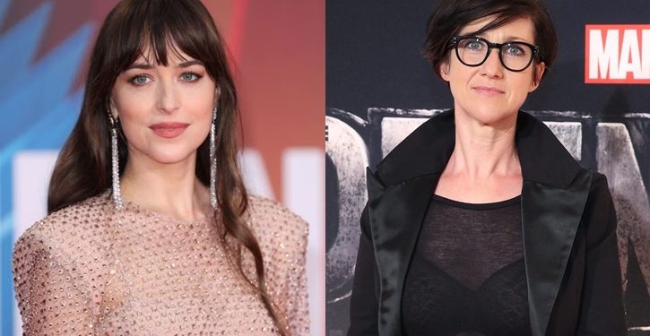 foto de Dakota Johnson e SJ Clarkson de Madame Teia