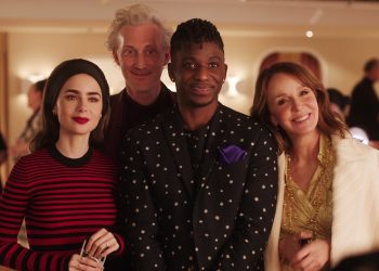 foto da 4ª temporada de Emily em Paris