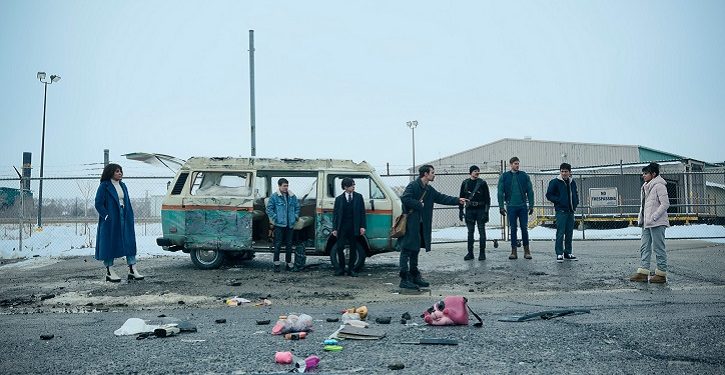 foto da última temporada de The Umbrella Academy