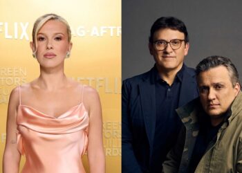 Millie Bobby Brown e Irmãos Russo no Brasil