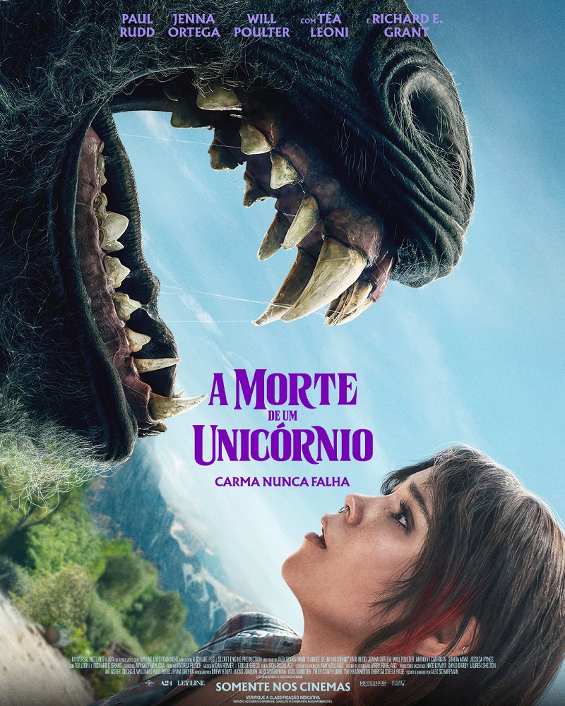 A-Morte-De-Um-Unicornio- A Morte De Um Unicórnio, com Jenna Ortega e Paul Rudd, ganha trailer e cartaz
