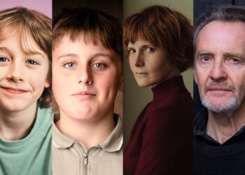 foto do elenco da série Harry Potter