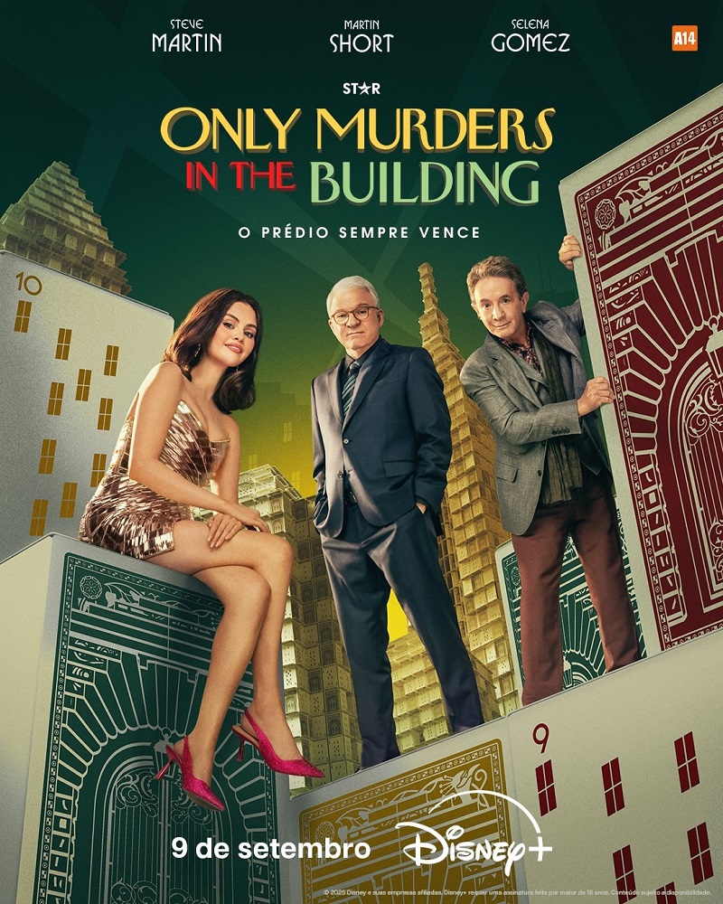 Only-Murders-In-The-Building-5a-temporada Only Murders In The Building: trailer da 5ª temporada ganha vibe de O Poderoso Chefão; assista