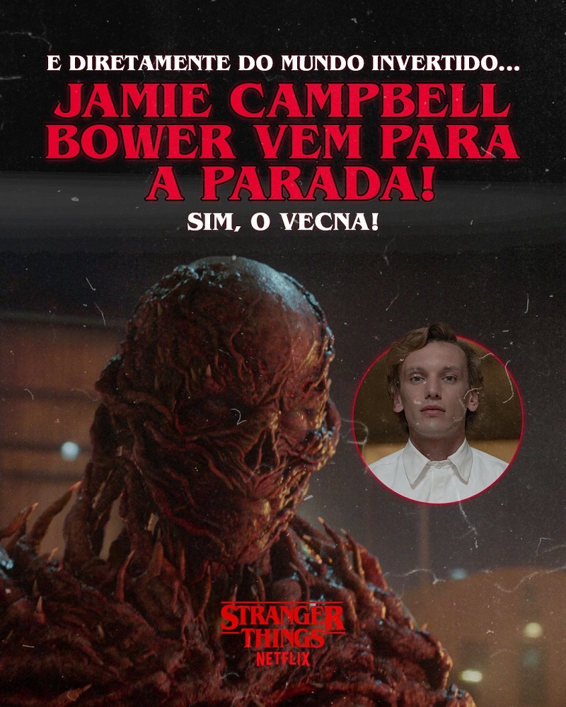 Netflix-1 Stranger Things: Evento em SP terá presença de Jamie Campbell Bower, intérprete do vilão Vecna